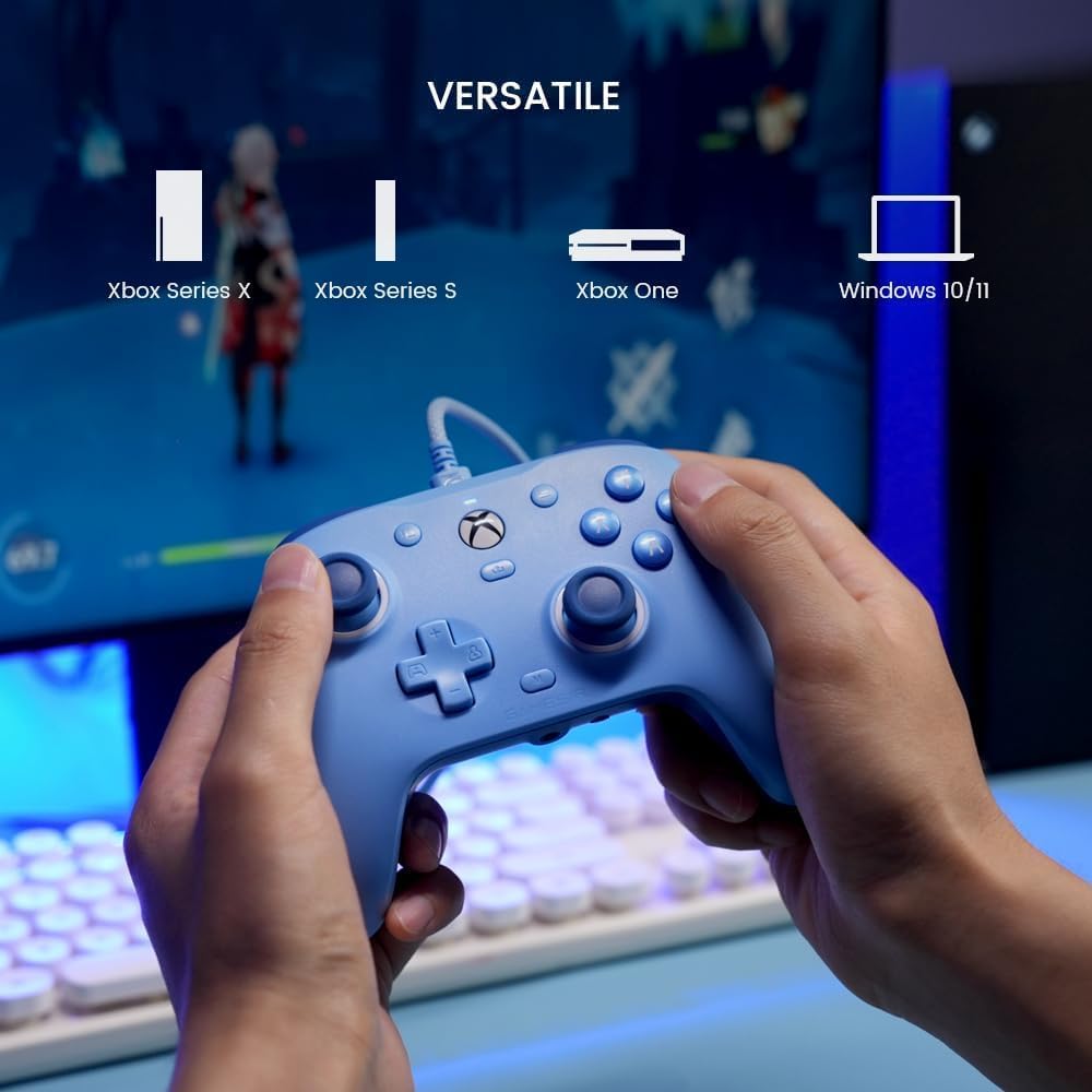 Thumbnail 6 de GameSir G7 SE manette filaire pour Xbox Series X|S, Xbox One et PC (Windows 10/11) – joysticks à effet Hall, audio 3,5 mm et prises arrière