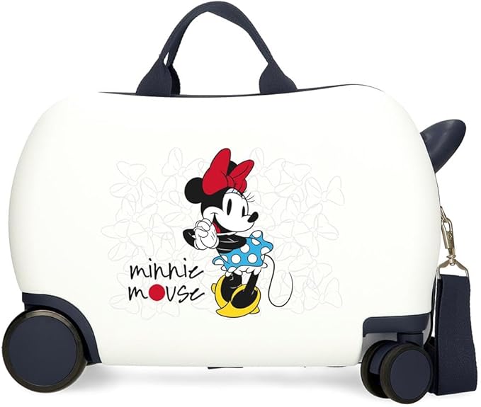 Detalle de Joumma Disney Minnie Magic Maleta Infantil Rígida Blanco