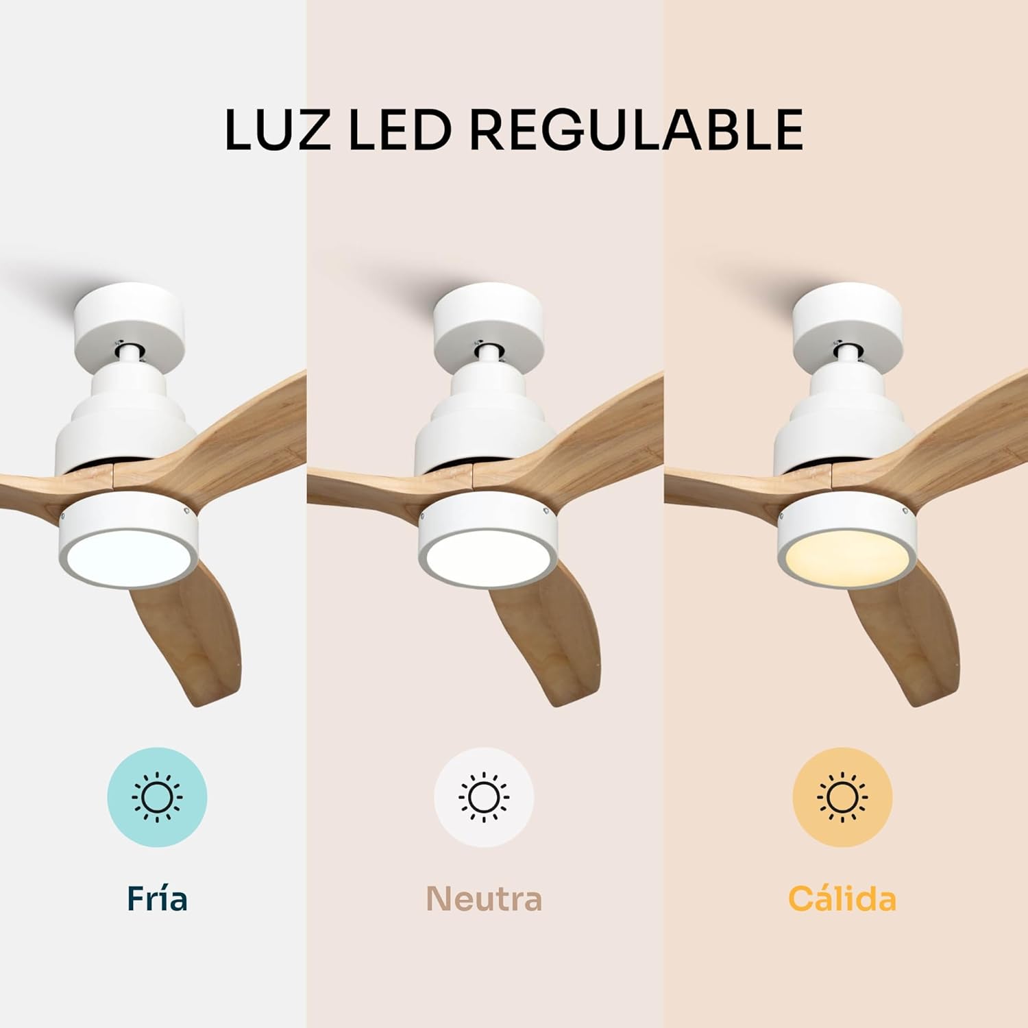 Thumbnail 3 de Mellerware Brizy Bright - Ventilador de Techo con Control 🌬