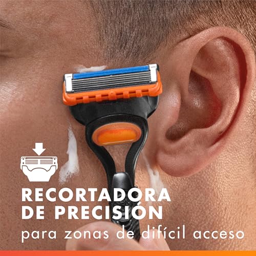 Detalle 2 de Gillette Fusion 5 Cuchillas de Afeitar Hombre🪒 Paquete 8