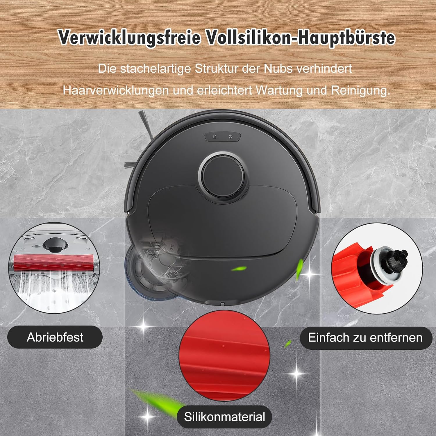 Detalle de Alloytool Roborock QV Zubehör 26 Stück 🧹