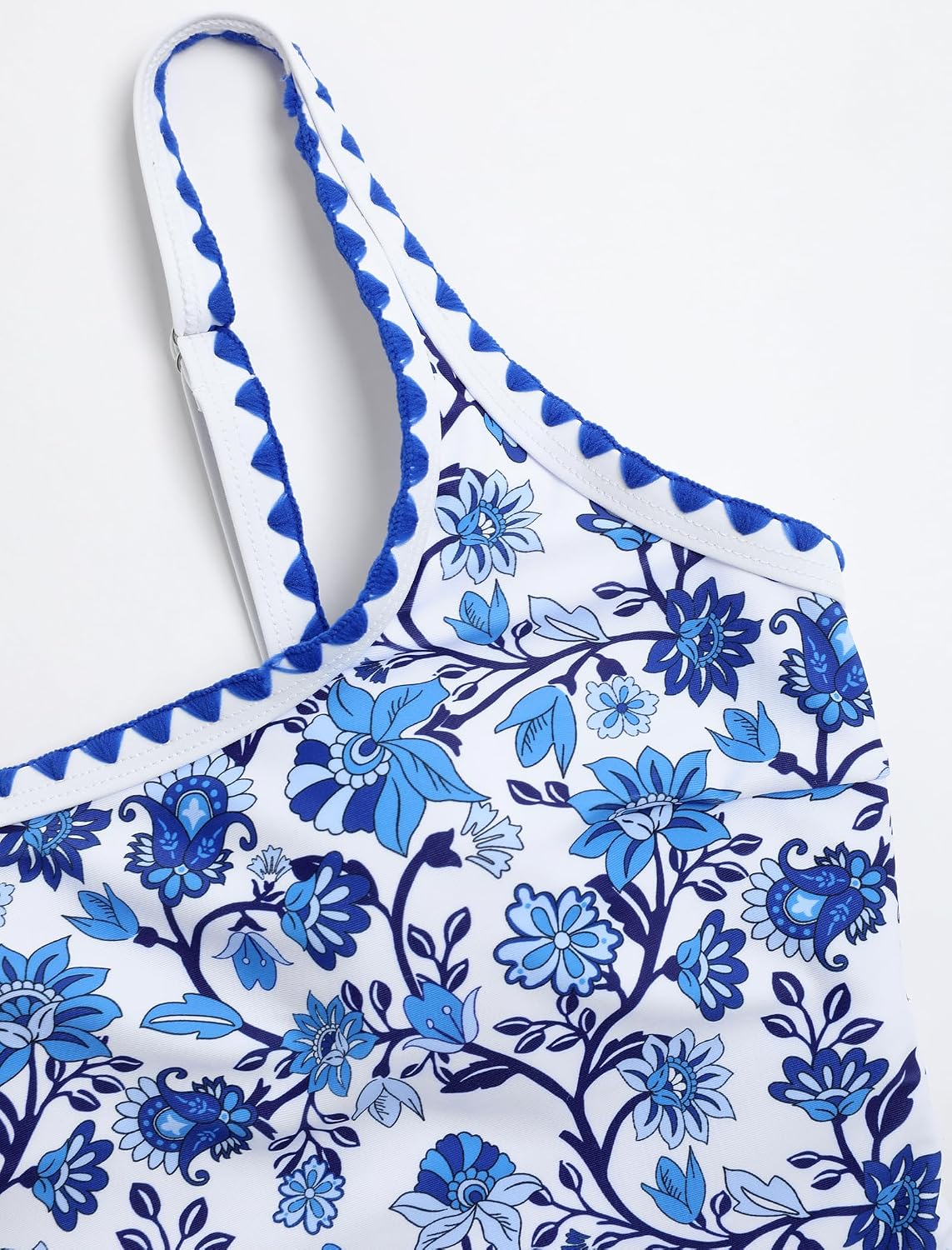Detalle de ZAFUL Tankini Swimsuit with Tummy Control: Two-Piece High-Wwaisted Bathing Suit
