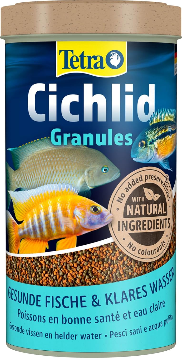 Tetra Cichlid Granules – Hauptfutter Mix, 500 ml Dose