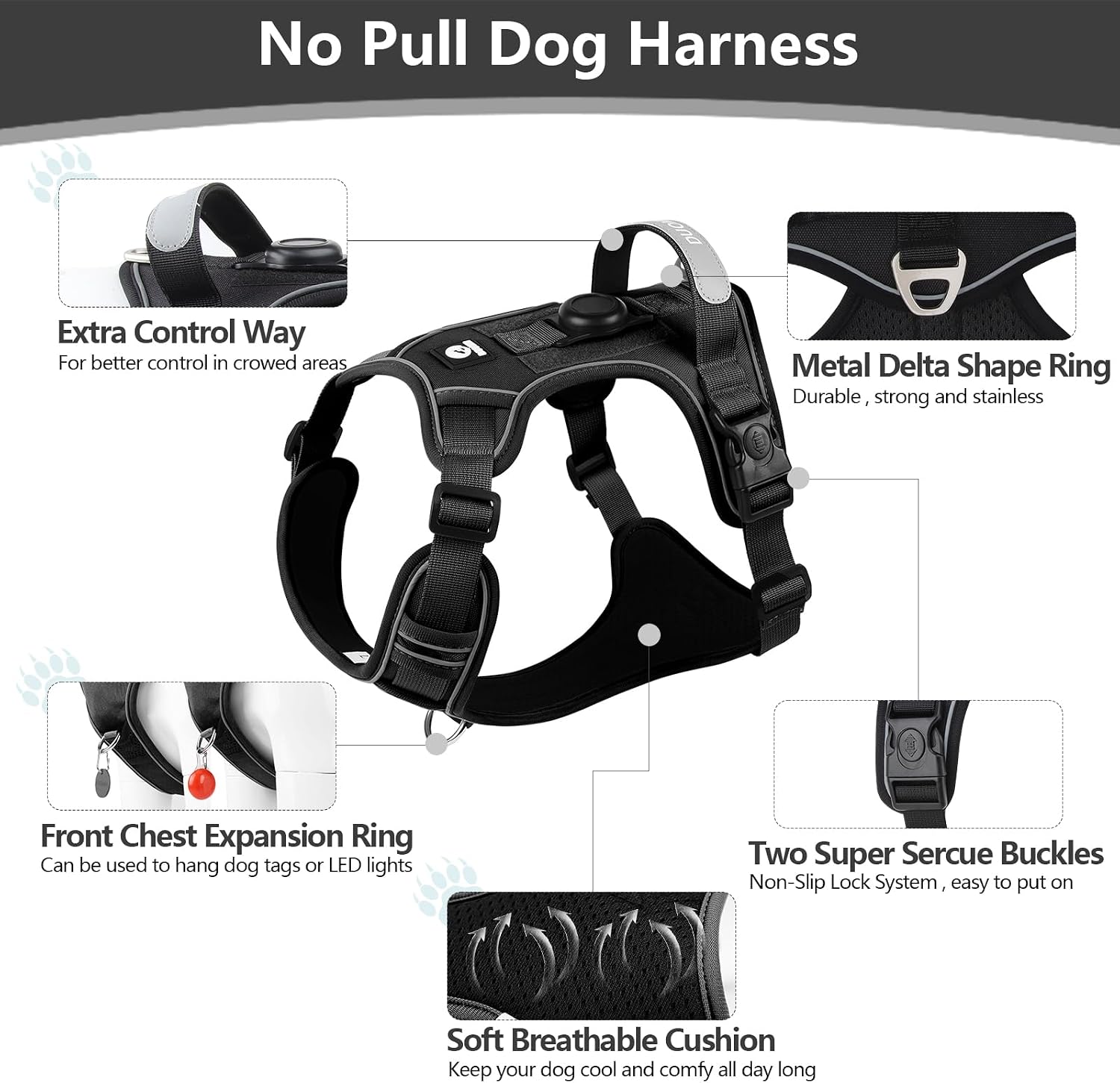 Detalle 2 de Dog Harness, M