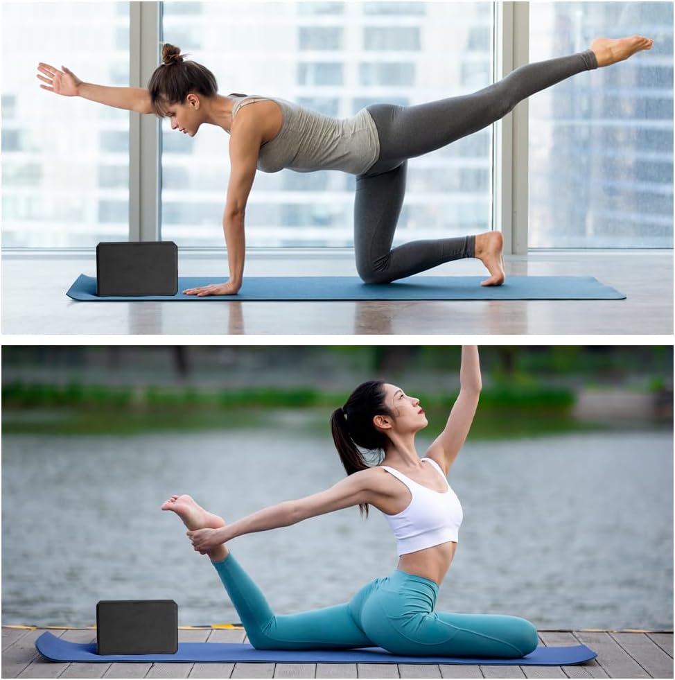 Thumbnail 6 de flintronic Yoga Blocks Set of 2 (Non-slip EVA foam) for Yoga, Pilates & Home Workouts