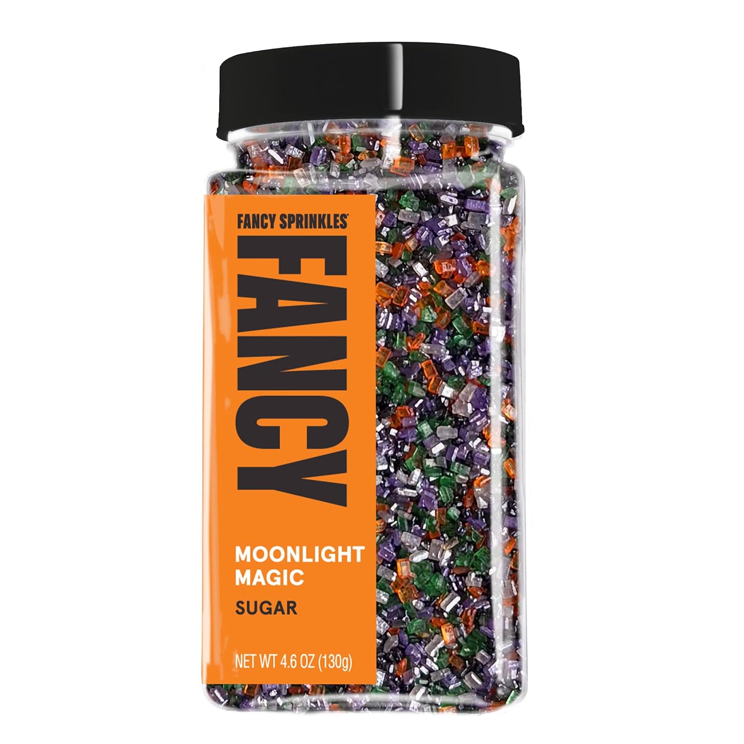 Detalle de Fancy Sprinkles Moonlight Magic Fancy Sugar, 4.6 oz for Halloween Treats and Drinks