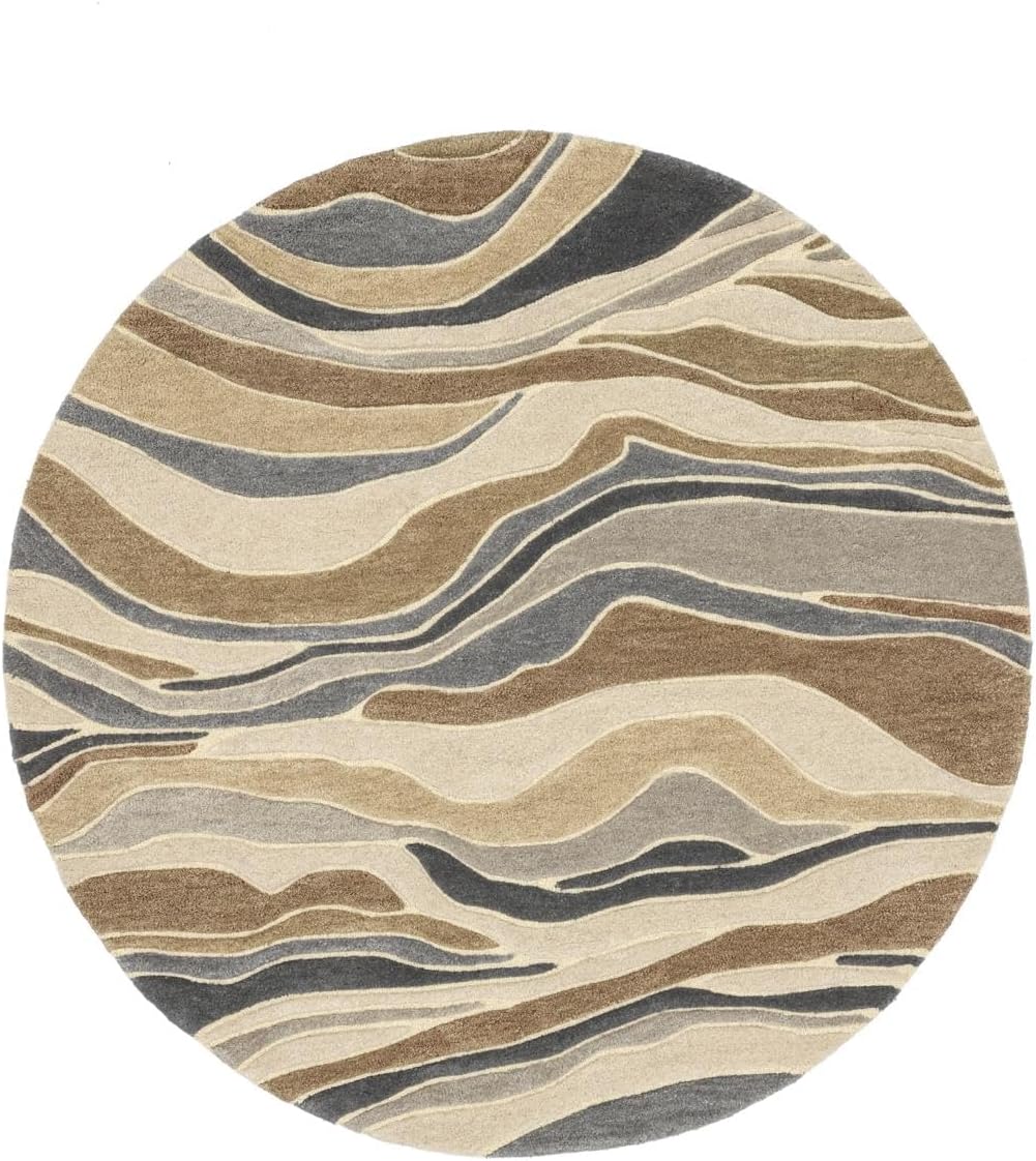 Thumbnail 6 de RugVista Marble Rug, 120 x 180 cm, White Wool and Cotton, Medium Pile