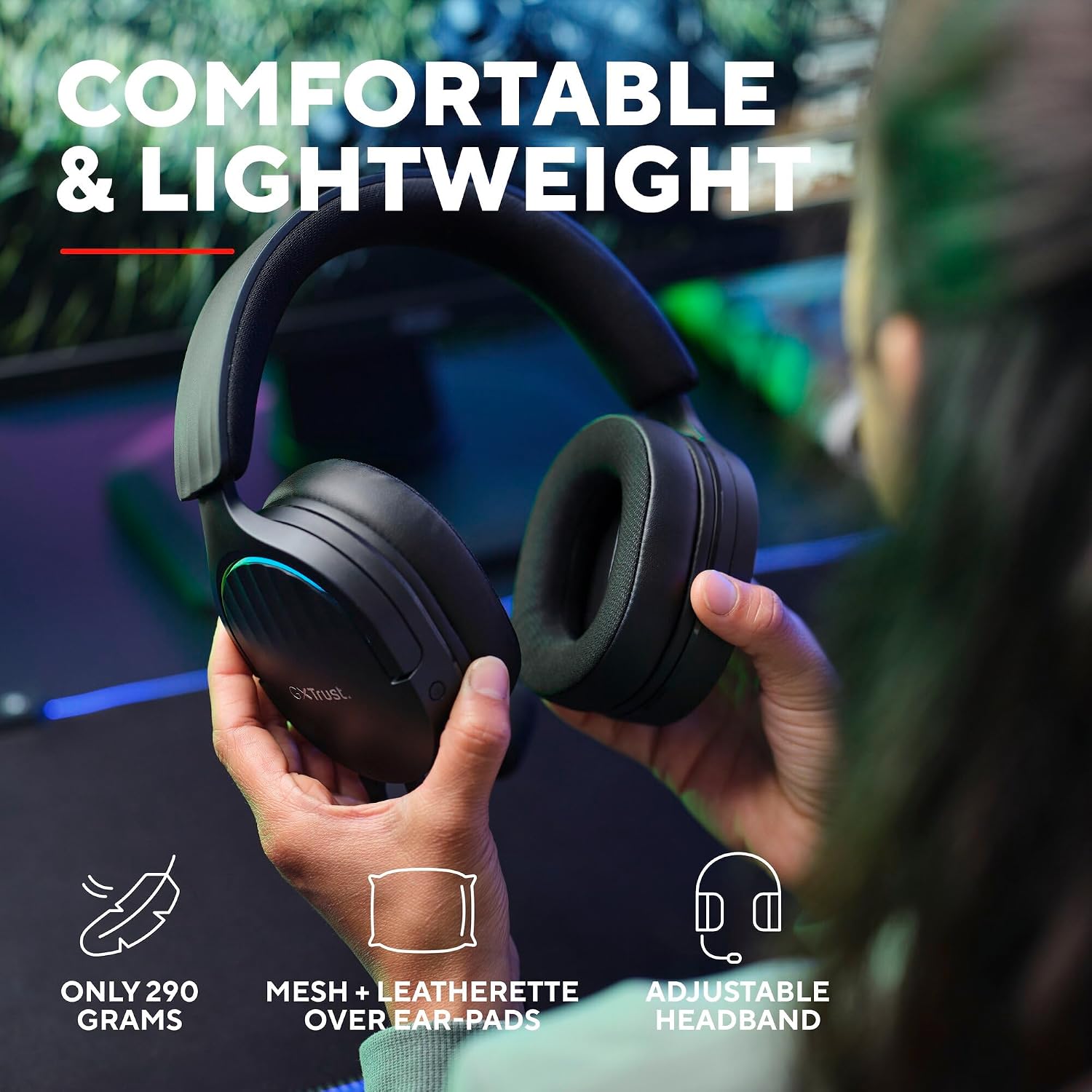 Thumbnail 3 de Trust GXT 490 Fayzo USB 7.1 Gaming Headset