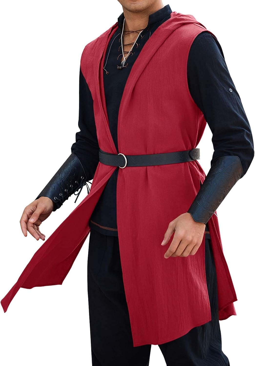 Detalle de Runcati Men's Renaissance Surcoat, 100% Cotton