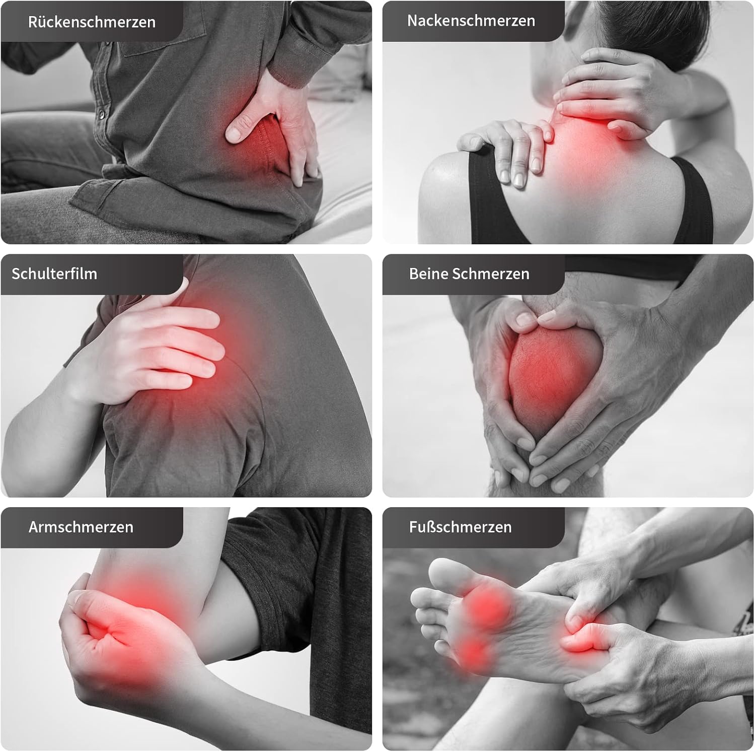 Detalle 2 de iKristin 3D Shiatsu Nackenmassagegerät 42°C