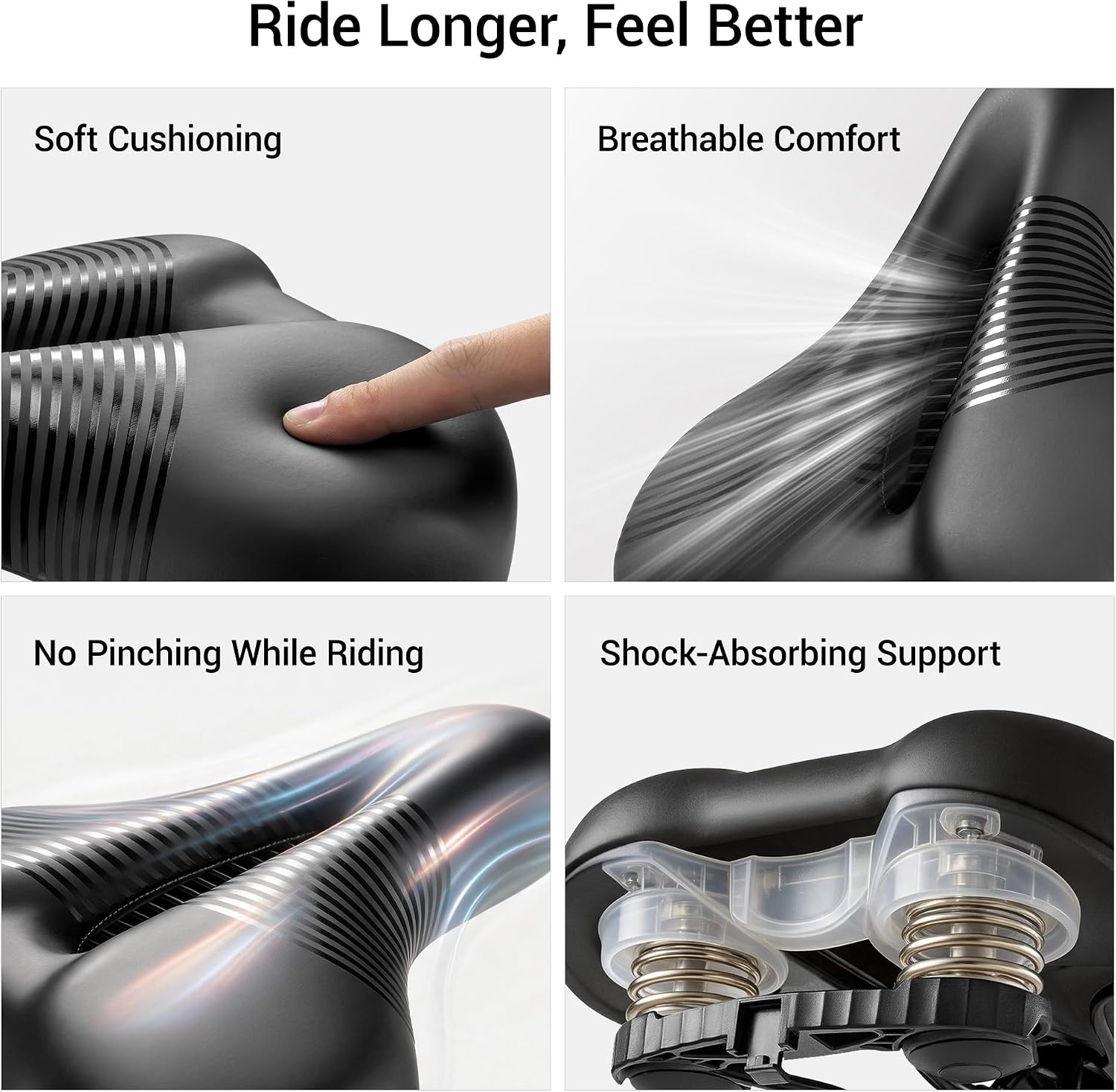 Detalle de CURSOR Exercise Bike with Magnetic Resistance, App Connectivity, and Adjustable Seat