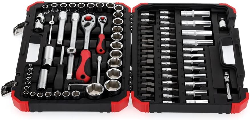 Detalle 2 de Gedore Red zestaw kluczy nasadowych 94-elementowy, stal CrV, 1/4″