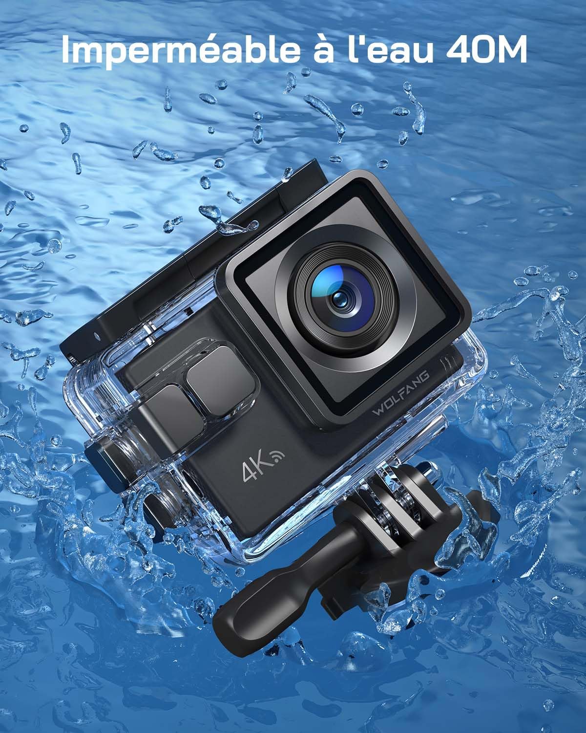 Detalle 2 de WOLFANG GA100 Caméra sport 4K