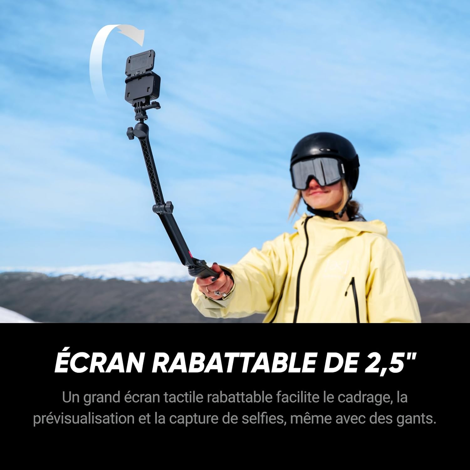 Thumbnail 3 de Insta360 Ace Pro 2 Pack Neigei : caméra d'action étanche 8K avec Leica, double IA et écran rabattable