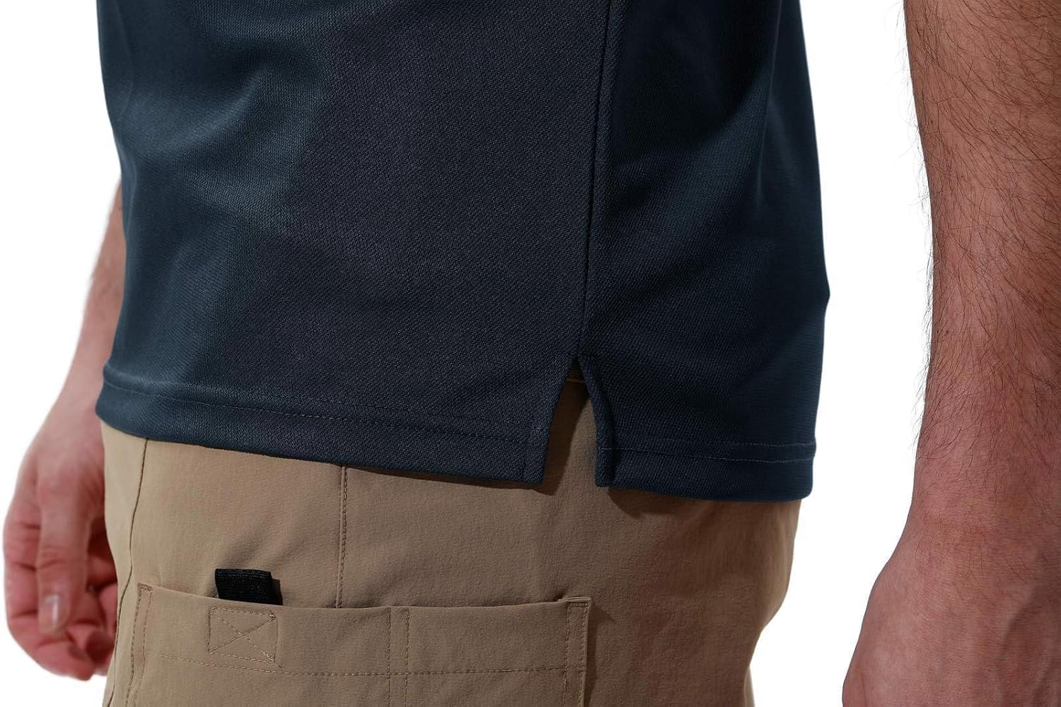 Thumbnail 6 de Rdruko Men’s Short-Sleeve Quick-Dry Polo Shirt with Pocket for Golf, Outdoor & Everyday Wear