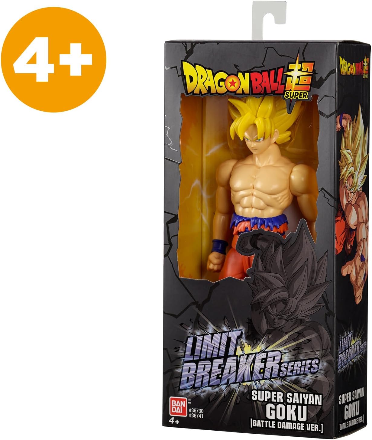 Thumbnail 5 de Bandai Dragon Ball Figurine géante Limit Breaker - Goku Super Saiyan Battle Damage (30 cm) – Licence Officielle