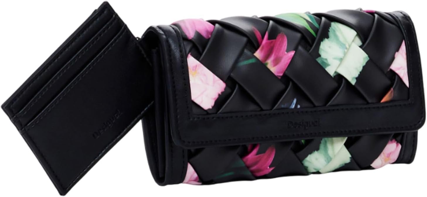 Detalle de Desigual Éclat Mariona Long Wallet – Große Geldbörse mit übersichtlicher Fächeraufteilung