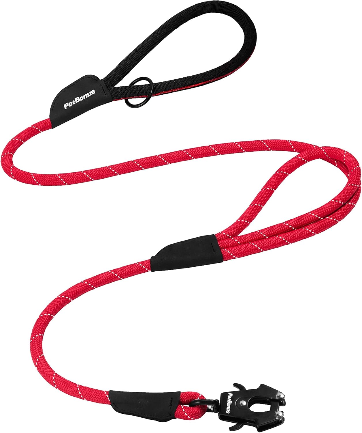 Thumbnail 6 de PetBonus Two Handles Dog Lead (150 cm) with Reflective Rope & Quick-Release Clip