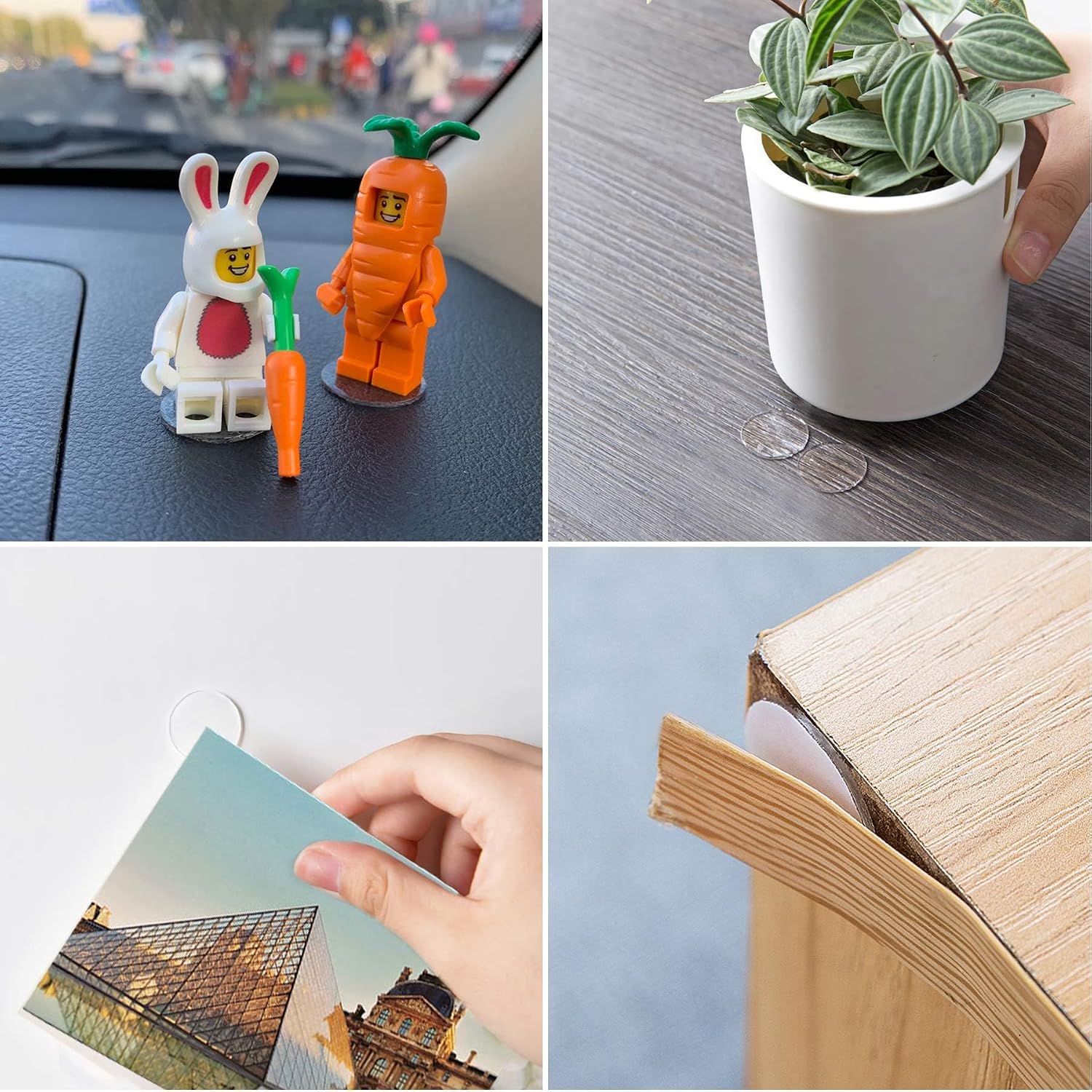 Thumbnail 6 de JANYUN 280-Piece Clear Sticky Dots, 20 mm Waterproof Double-Sided Putty