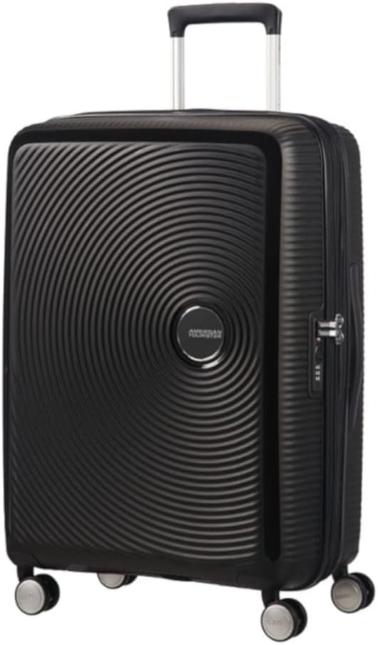 American Tourister Soundbox Spinner M Erweiterbar 67 cm – Bass Black