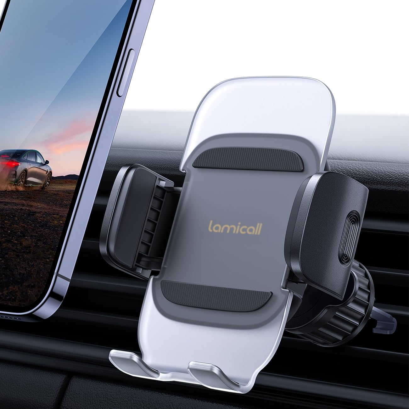 Detalle de Lamicall Car Vent Phone Holder 4–7"