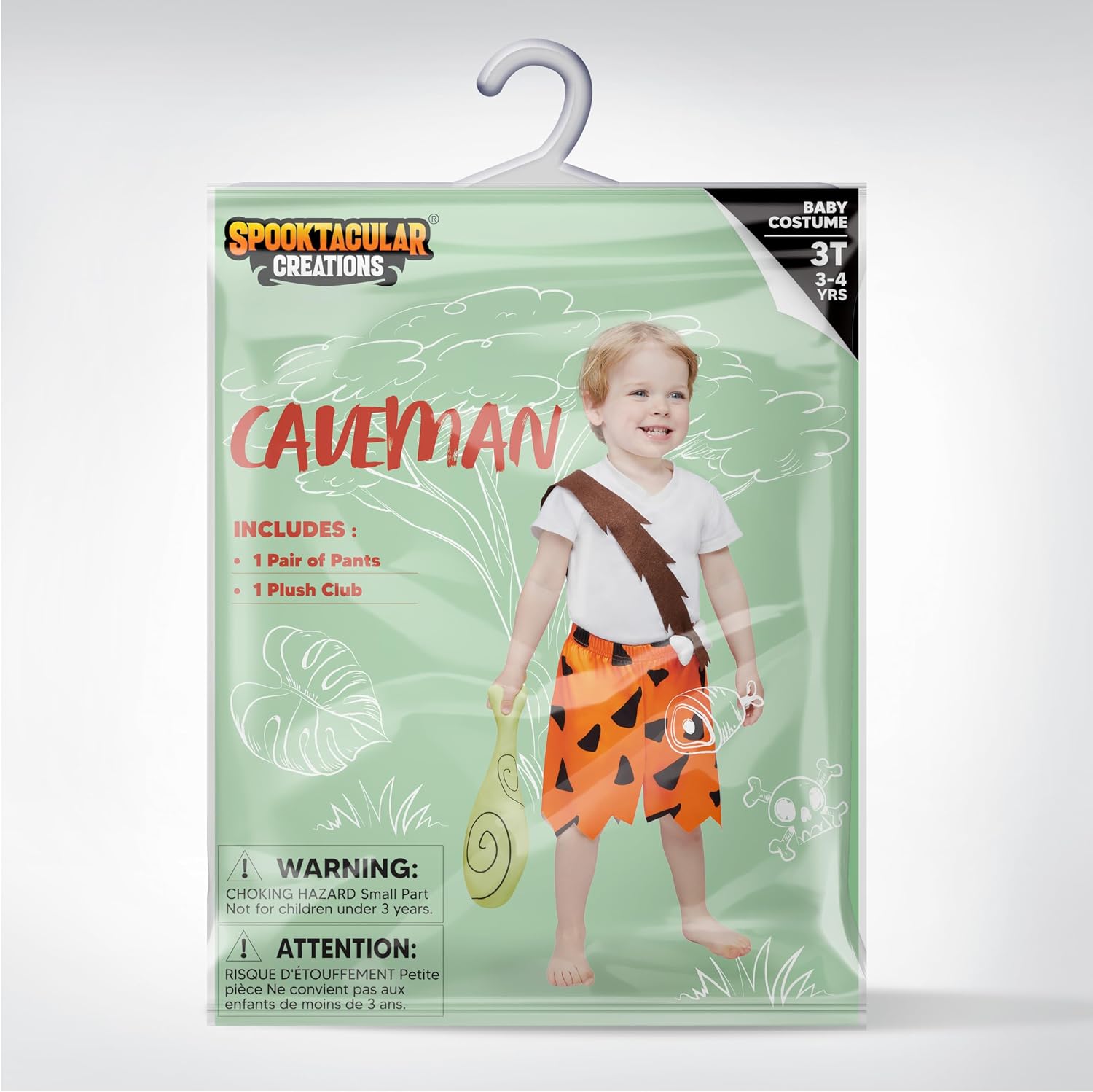 Detalle 2 de Spooktacular Creations Caveman Costume Polyester