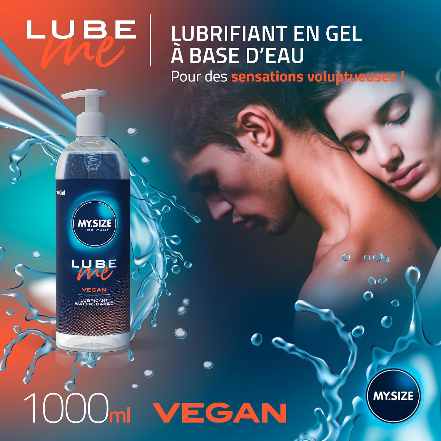 Detalle 2 de MY.SIZE Lube Me Premium 1000 ml 💧