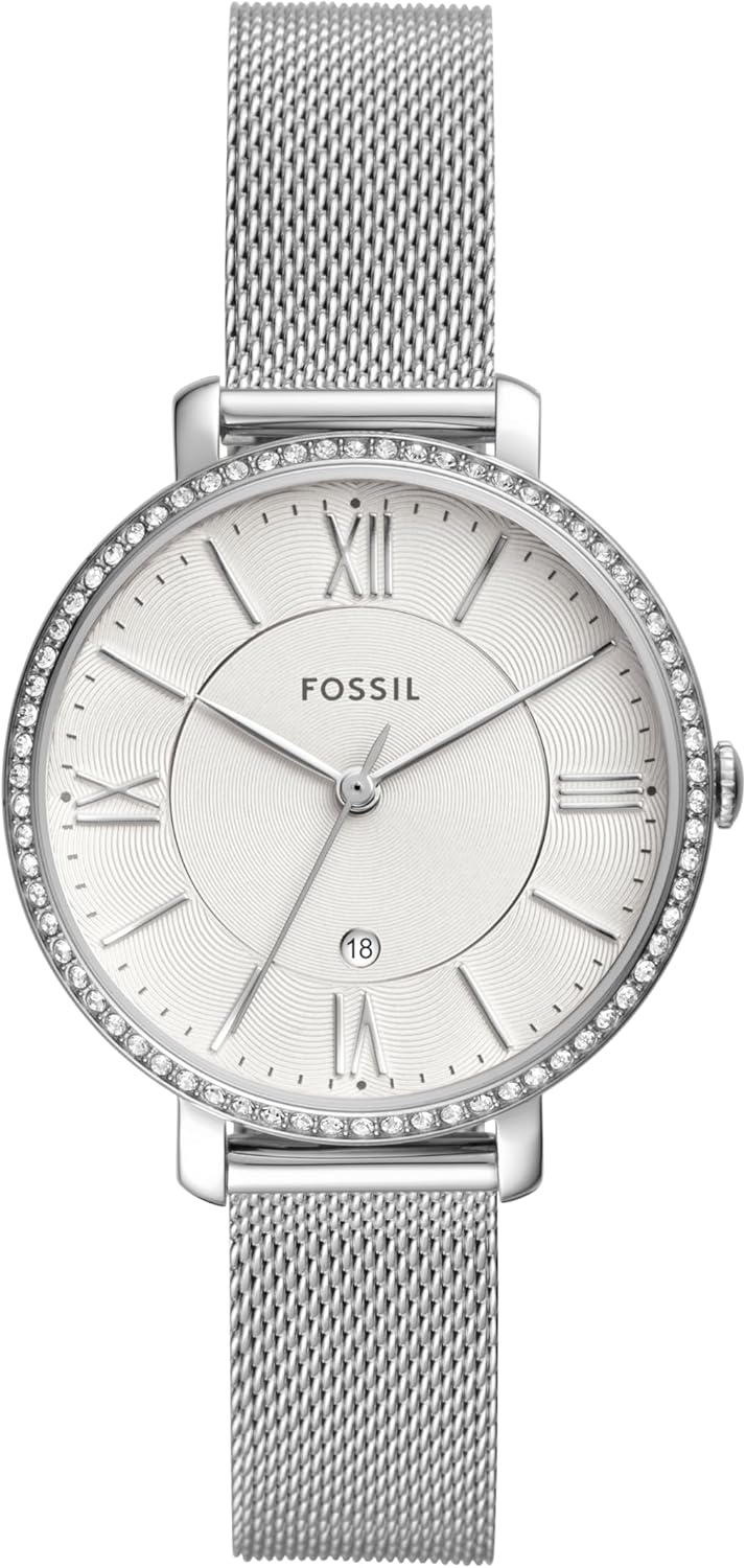 Thumbnail 6 de Fossil Jacqueline: montre femme à mouvement quartz, acier et cuir