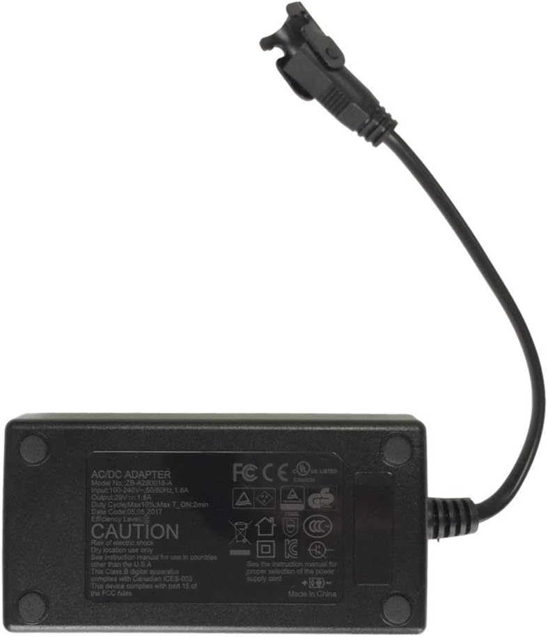 Detalle 1 de STAIGO 8541832276 Lift Chair Power Adapter, 29V 2A, 2-Pin