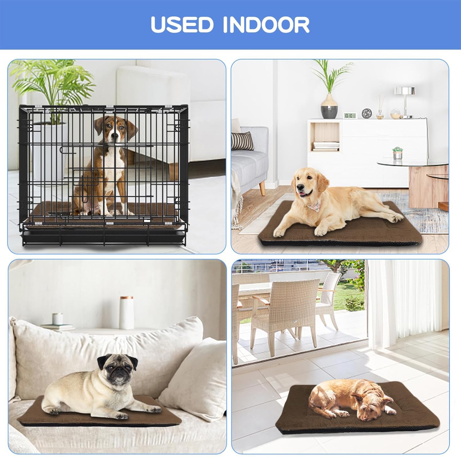 Detalle 1 de Baodan Dog Bed 90 x 60 cm fleece