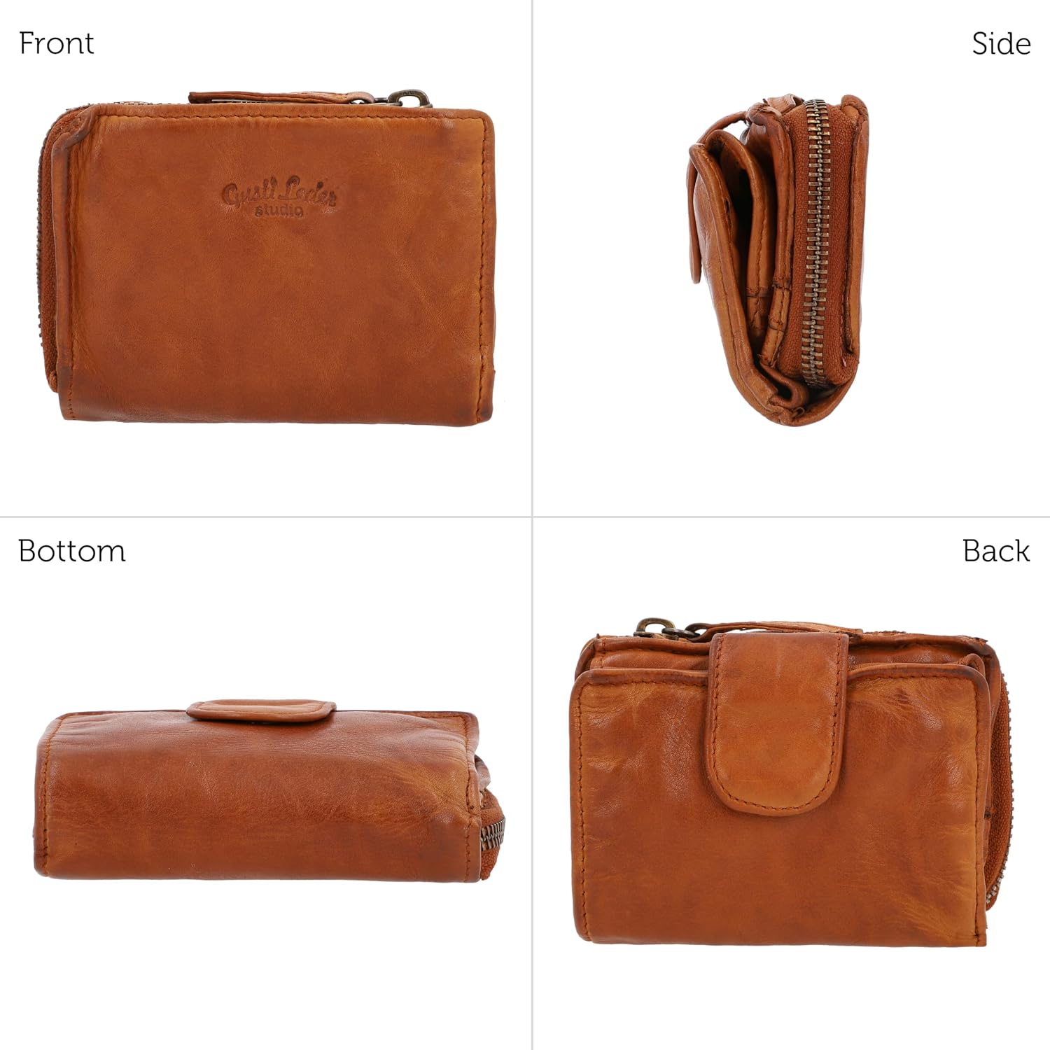 Detalle de Gusti Leder Avni portafoglio pelle con RFID