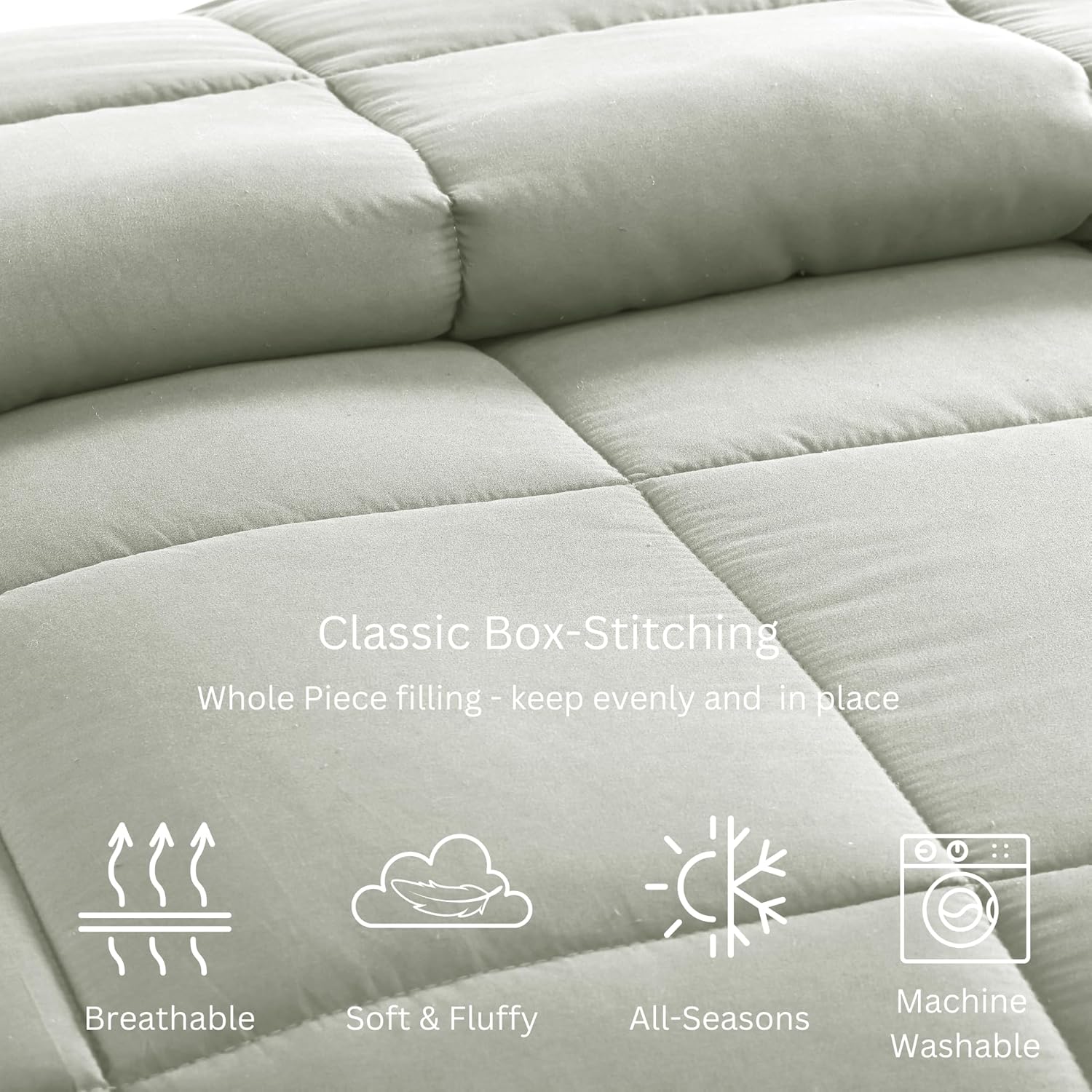 Detalle 2 de Casa Platino Super King Duvet 10.5 Tog All Seasons with Corner Tabs – Mineral