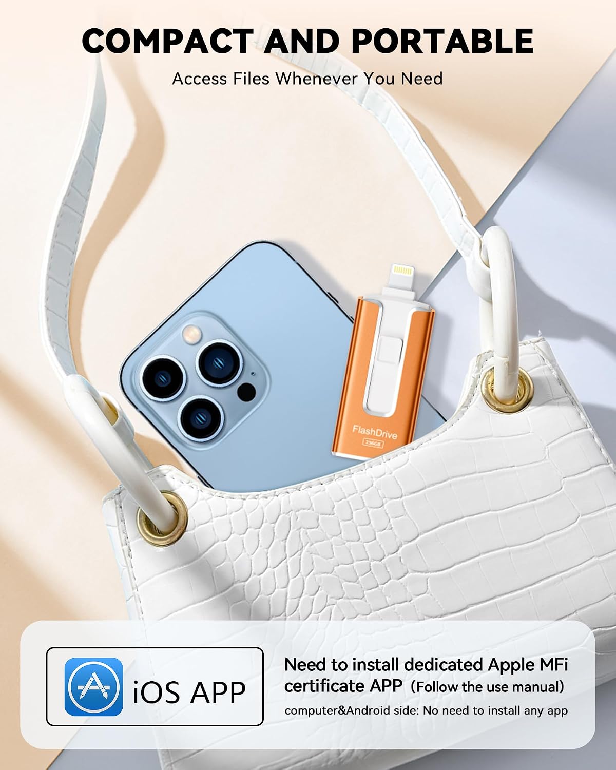 Thumbnail 6 de SUDEHO MFi USB stick 256GB for iPhone