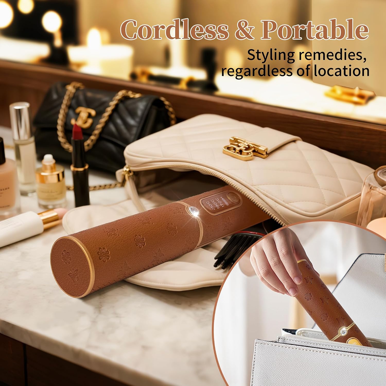 Thumbnail 6 de Cordless Hair Straighteners 5000mAh portable flat iron