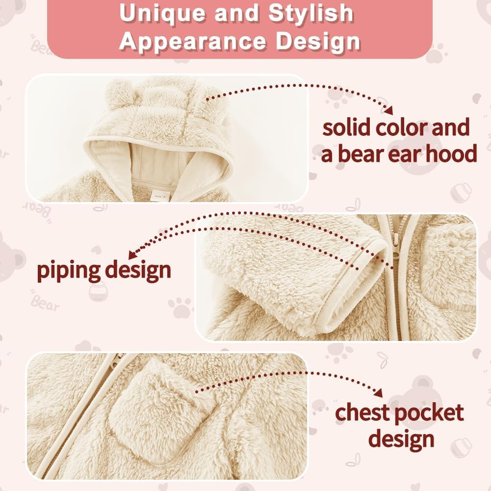 Thumbnail 4 de Fairy Baby Snowsuit 280g fleece romper