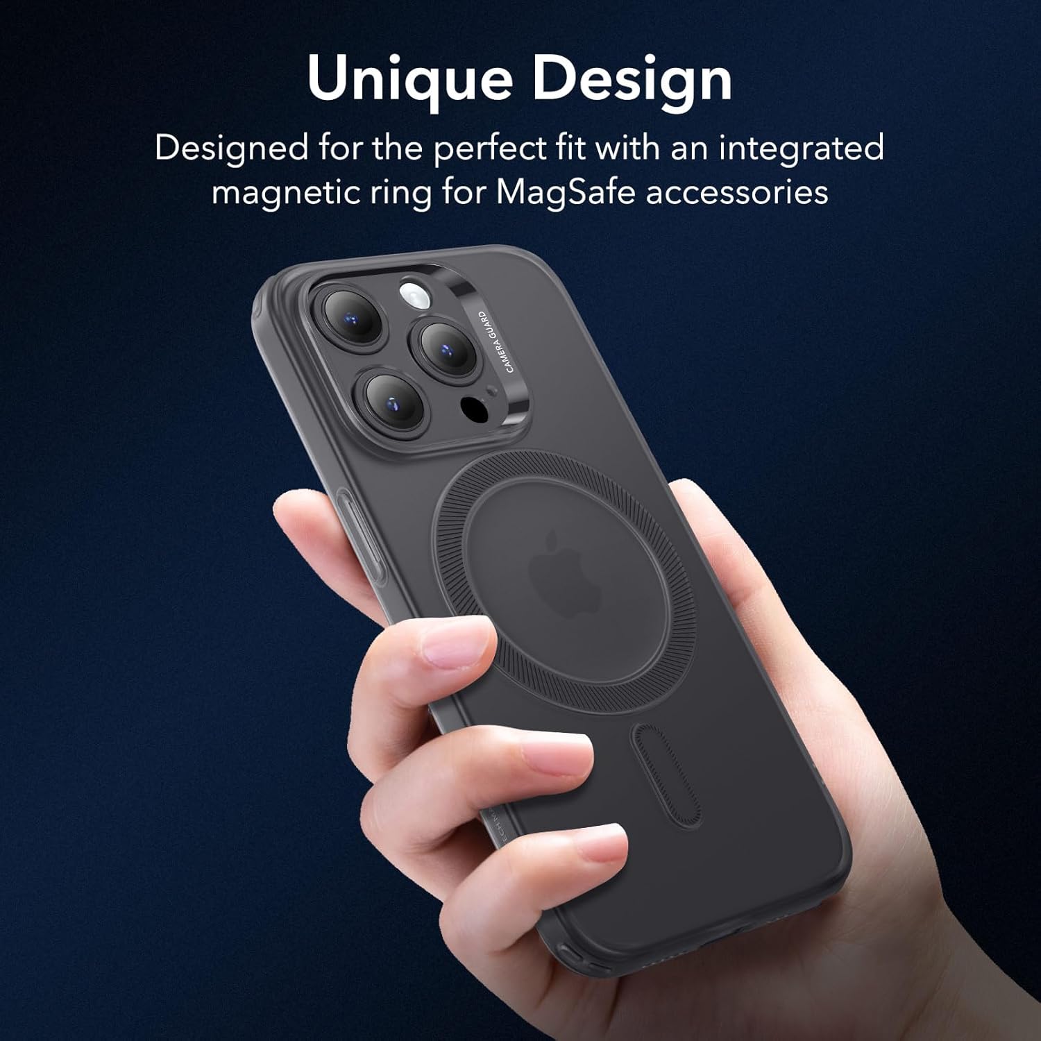 Thumbnail 3 de ESR Coque iPhone 15 Pro | MagSafe, Protection Militaire et Edge-Guard – Série Zero, Noir