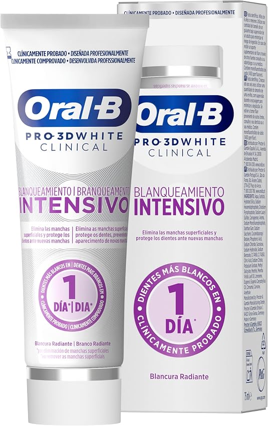 Thumbnail 4 de Oral-B 3D White Advanced Luxe Perfection Pasta dental 12x75 ml 🪥