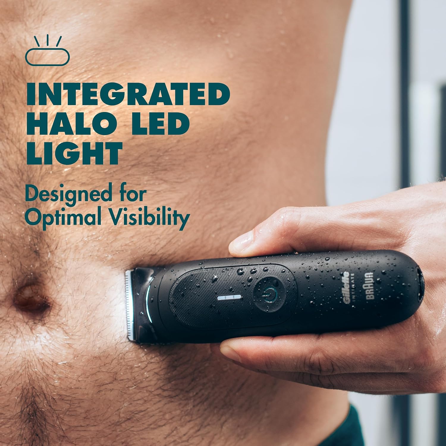 Detalle de Gillette i7 Intimate Men’s Pubic Hair Trimmer