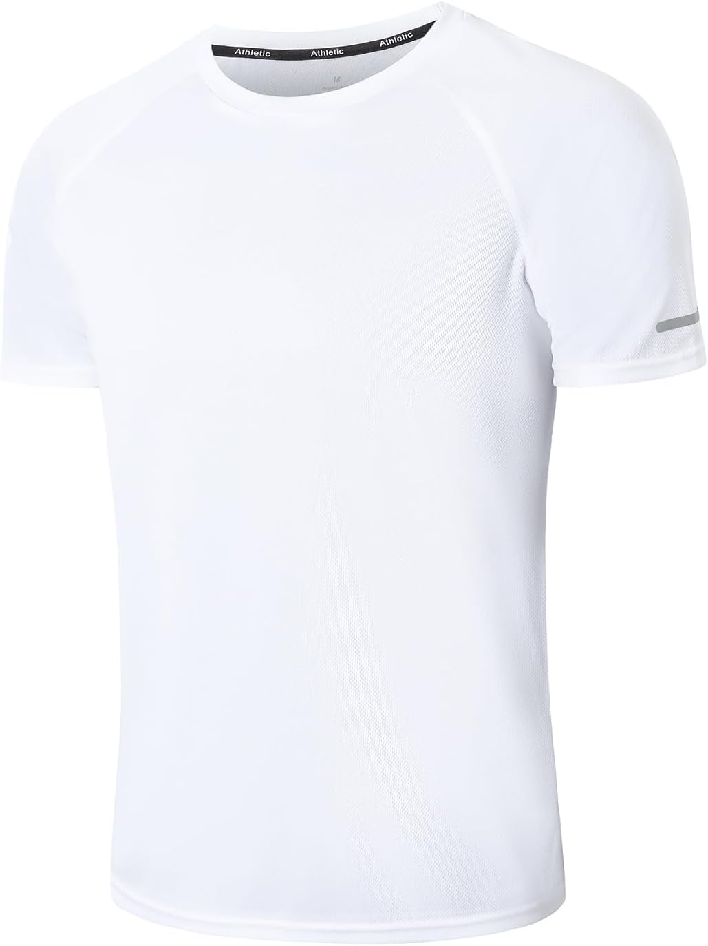 Detalle de ZENGVEE Men’s Gym T-Shirts — athletic quick-dry, moisture-wicking sports tops