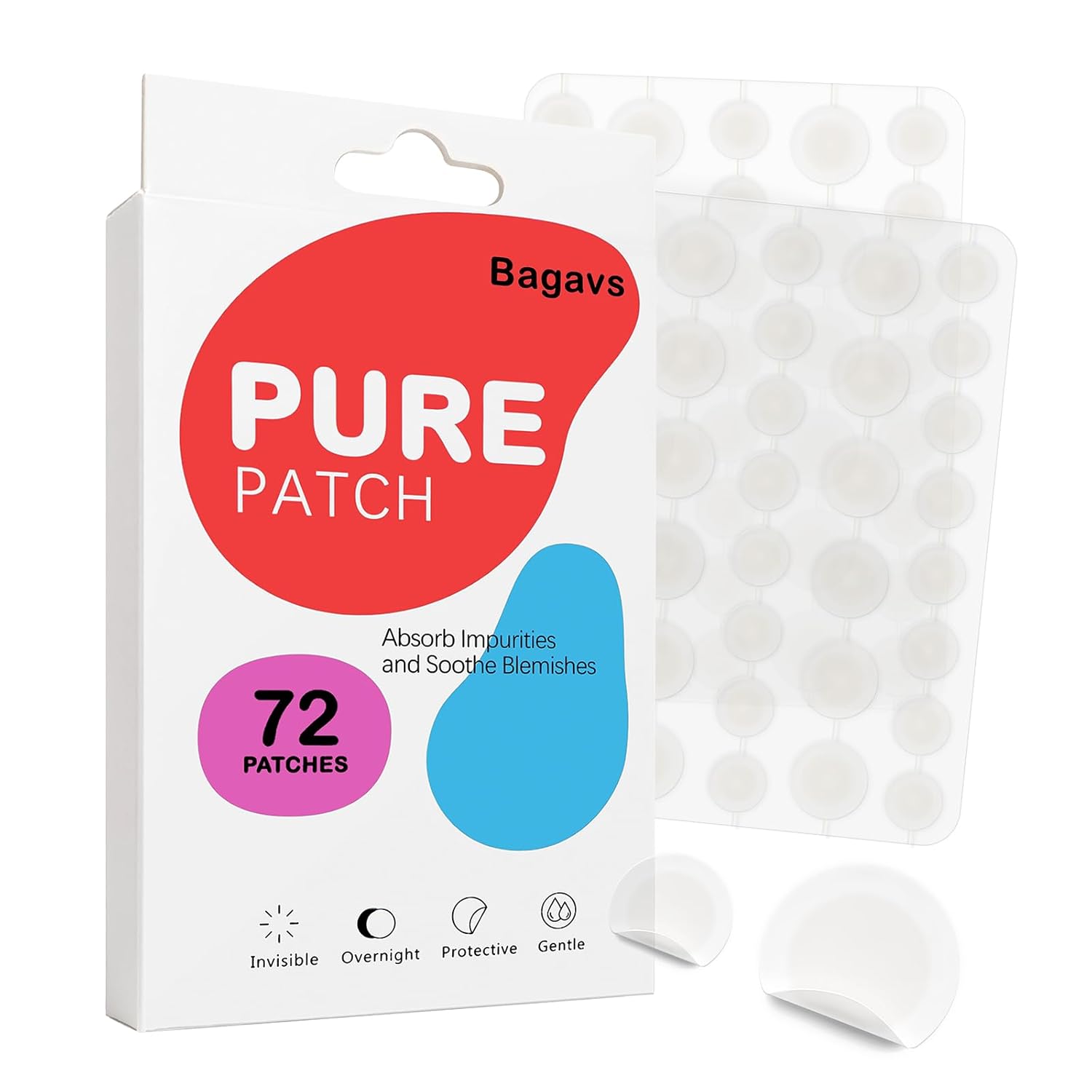 Bagavs Pickel Patch Acne Patch 72 Stück