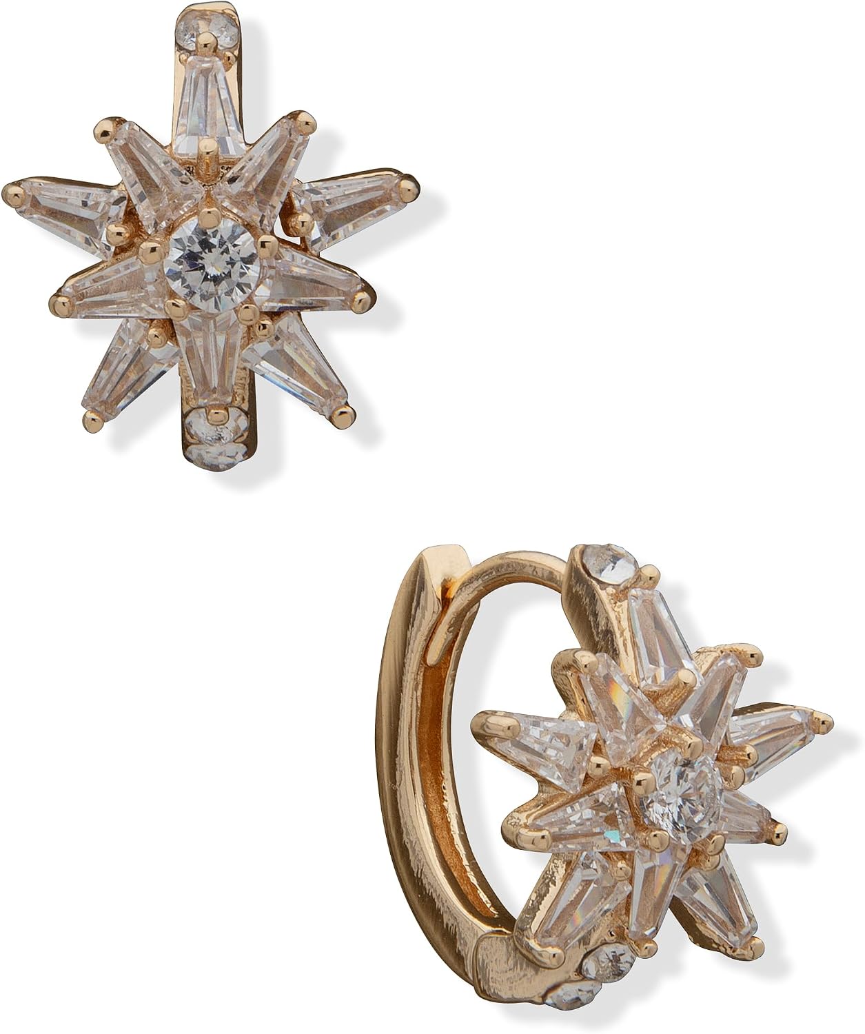 Detalle 2 de Anne Klein Clip-On Earrings, Silver Tone