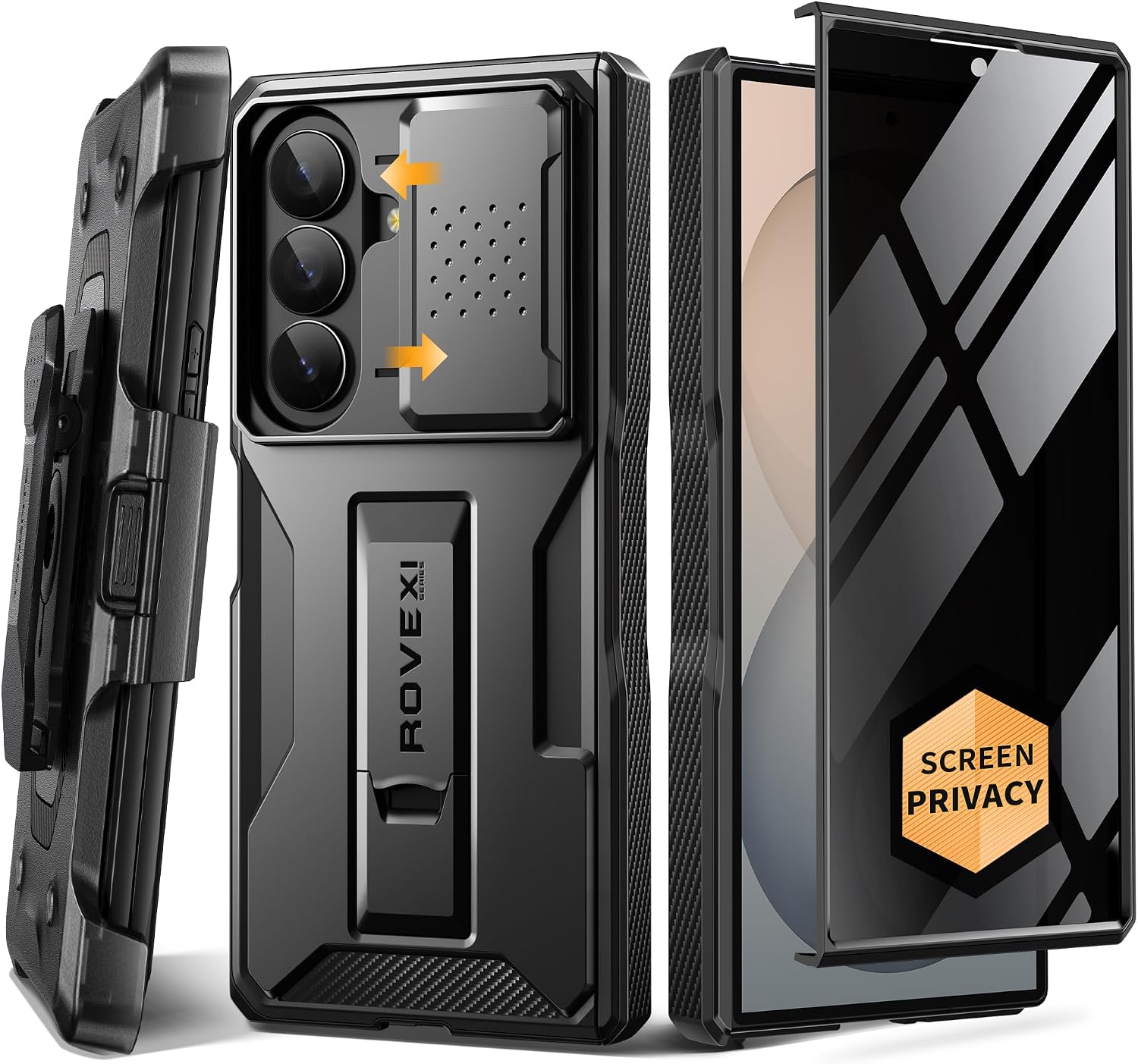 Detalle de TONGATE Galaxy Z Fold 8 Ultra case with belt clip