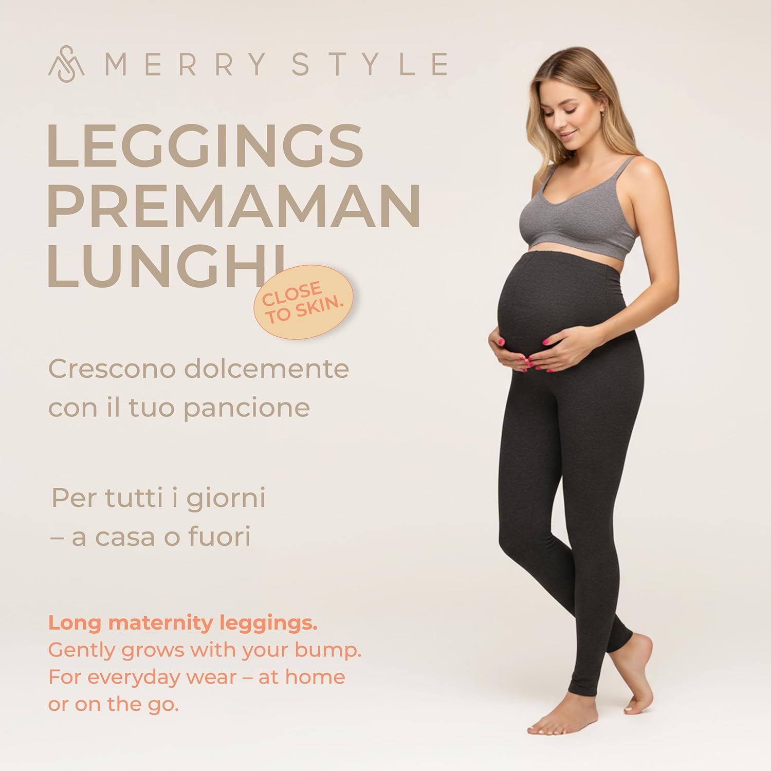 Thumbnail 1 de Merry Style Leggings Premaman Lunghi MS10-297