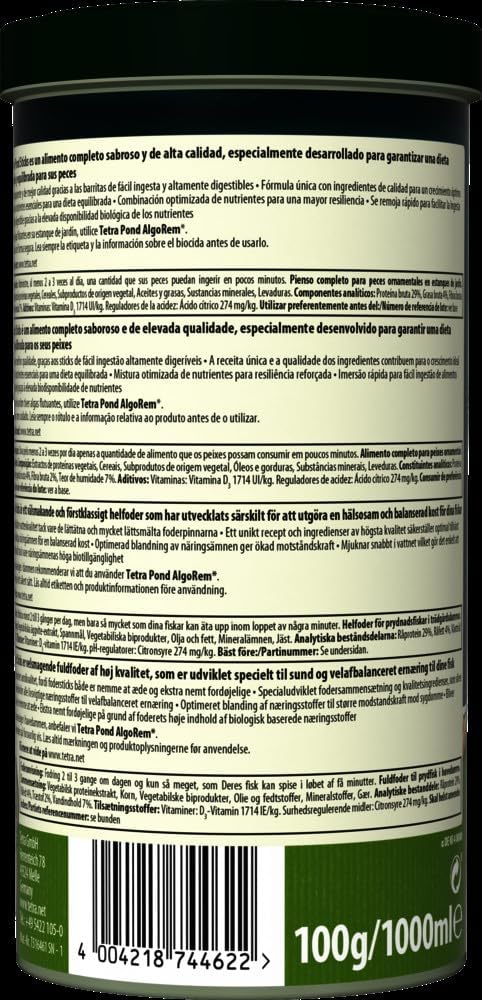 Thumbnail 2 de Aliment complet en bâtonnets pour poissons de bassin Tetra Pond Sticks (1 l)