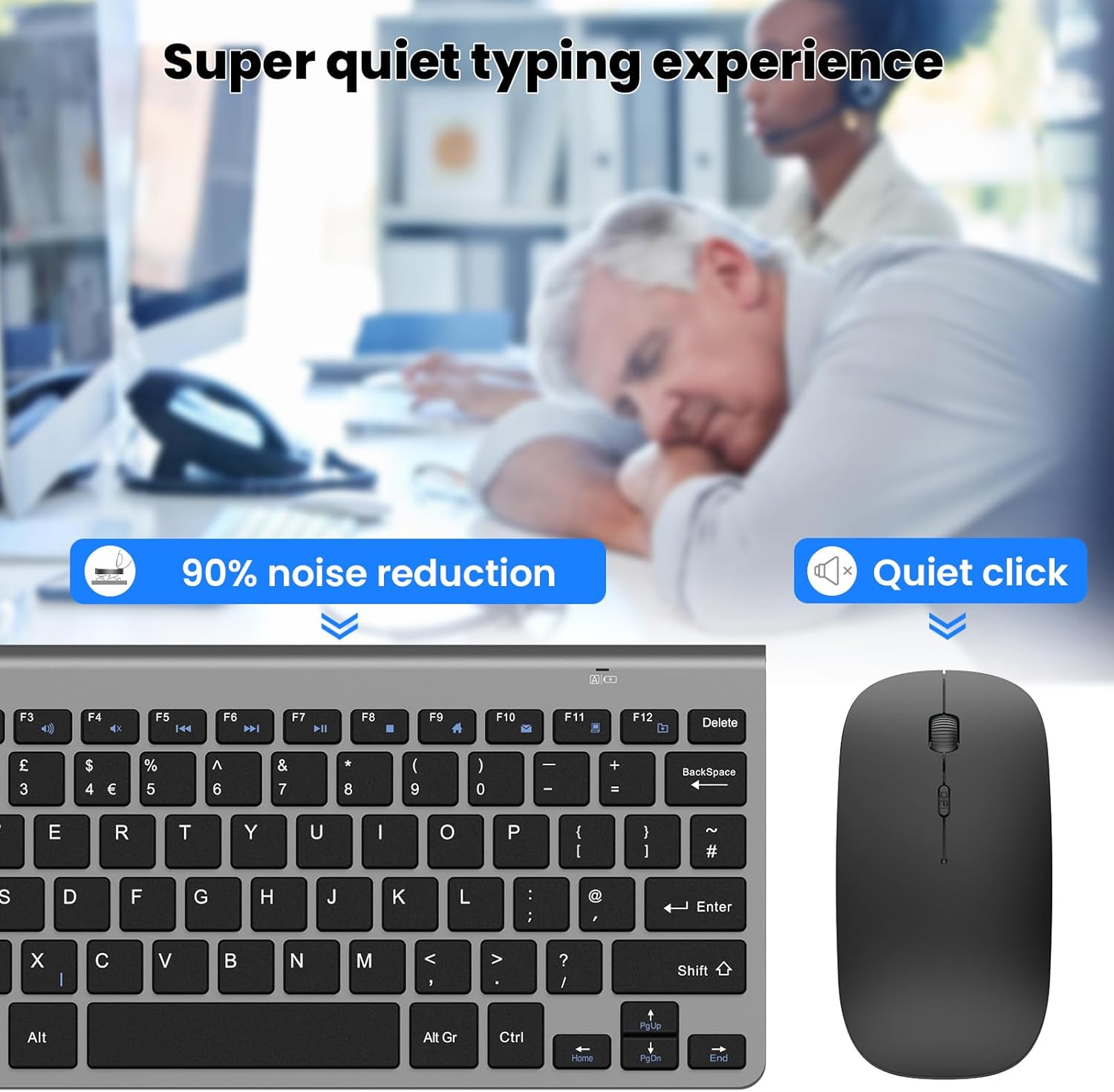 Thumbnail 2 de PINKCAT Mini Wireless Keyboard and Mouse