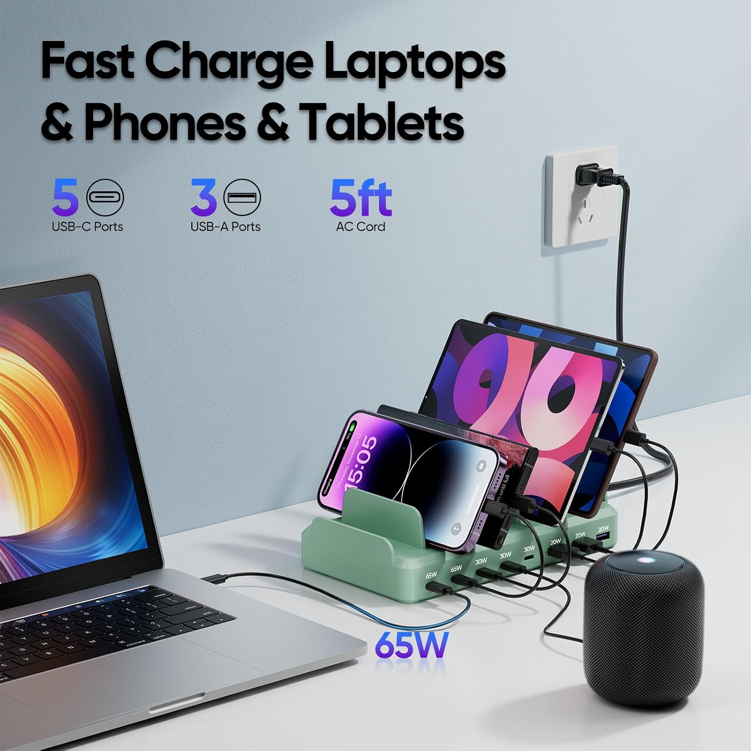 Detalle 2 de Lcssio Charging Station 300W
