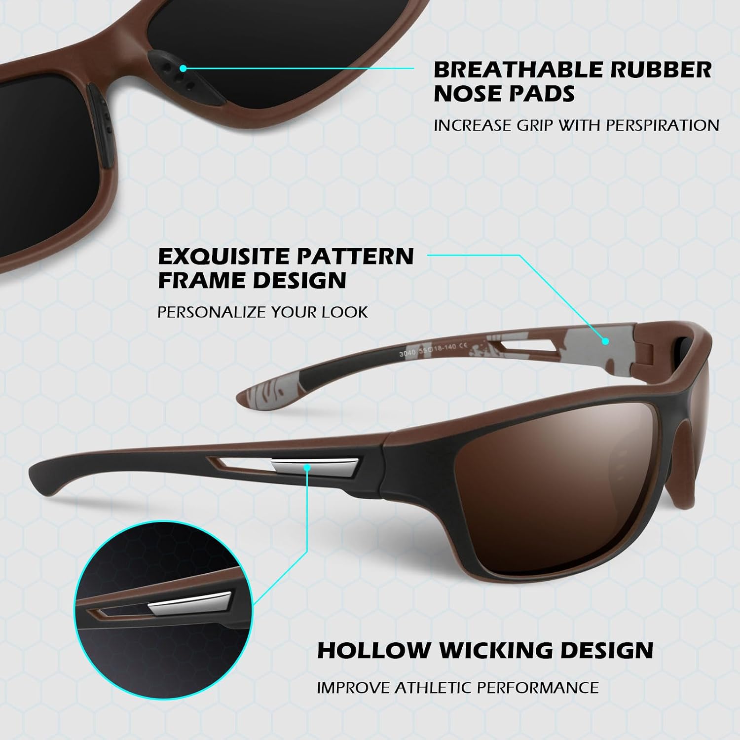 Thumbnail 4 de Sunier Gafas de Sol Polarizadas UV400 61 mm
