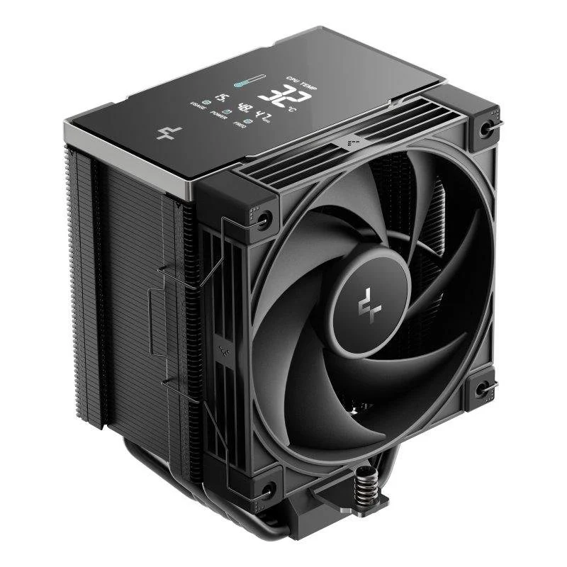 Detalle de DeepCool AK700 Digital NYX: refrigeración de aire con LCD para sockets AM4/AM5/LGA1700