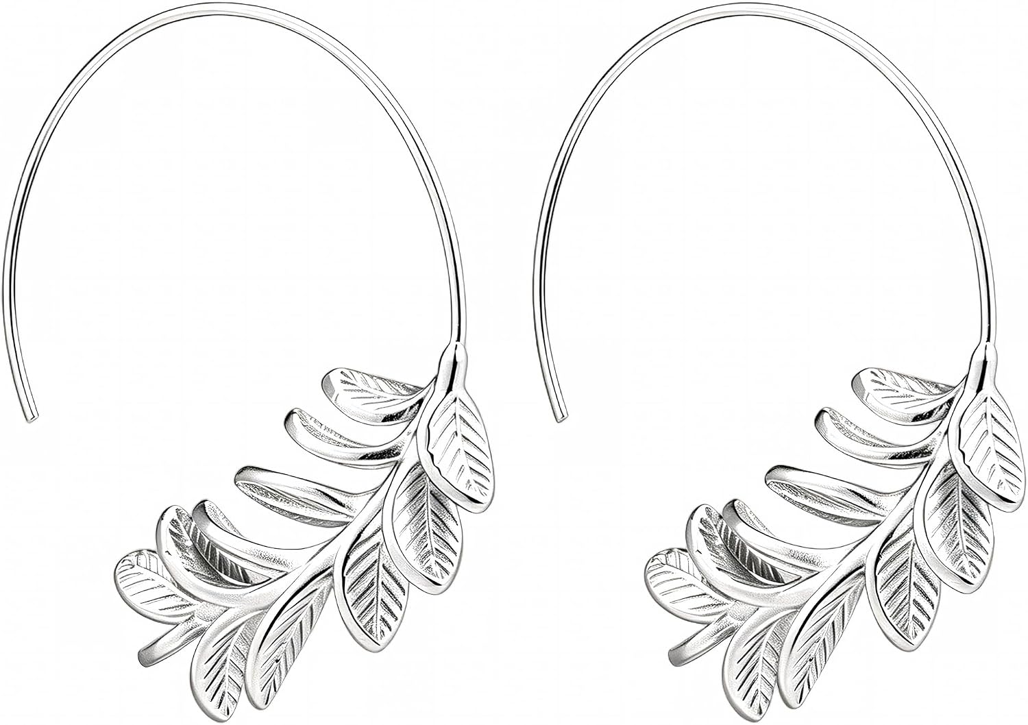 Detalle de GAXAYA Hoop Earrings, 5 cm