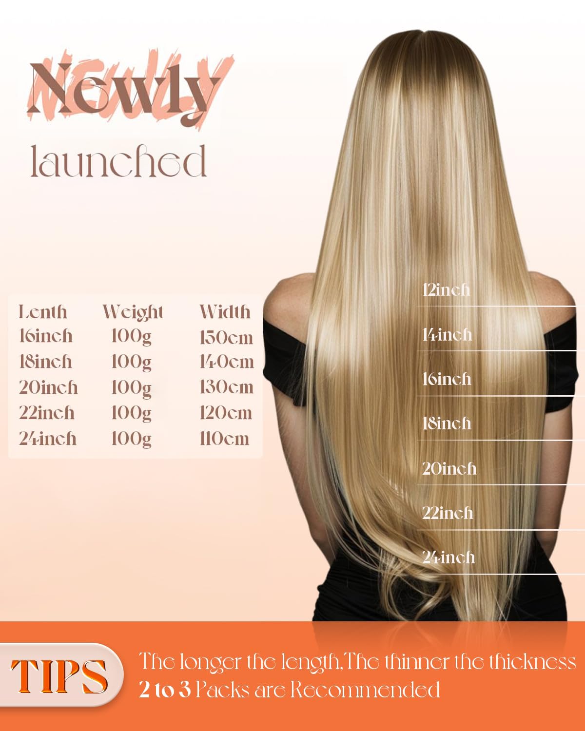 Thumbnail 4 de Sunny Hair Weft 18 inch 100g Extensions